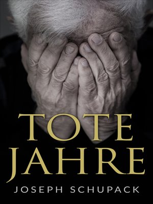 cover image of Tote Jahre